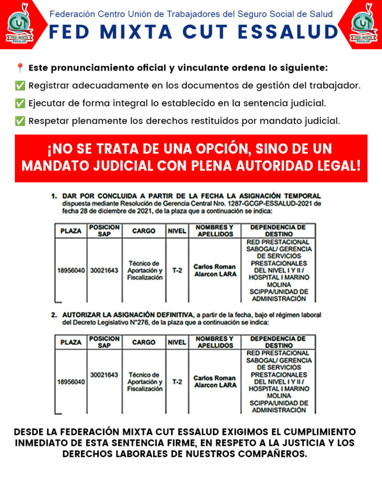 post Red prestacional debe cumplir con sentencia 2