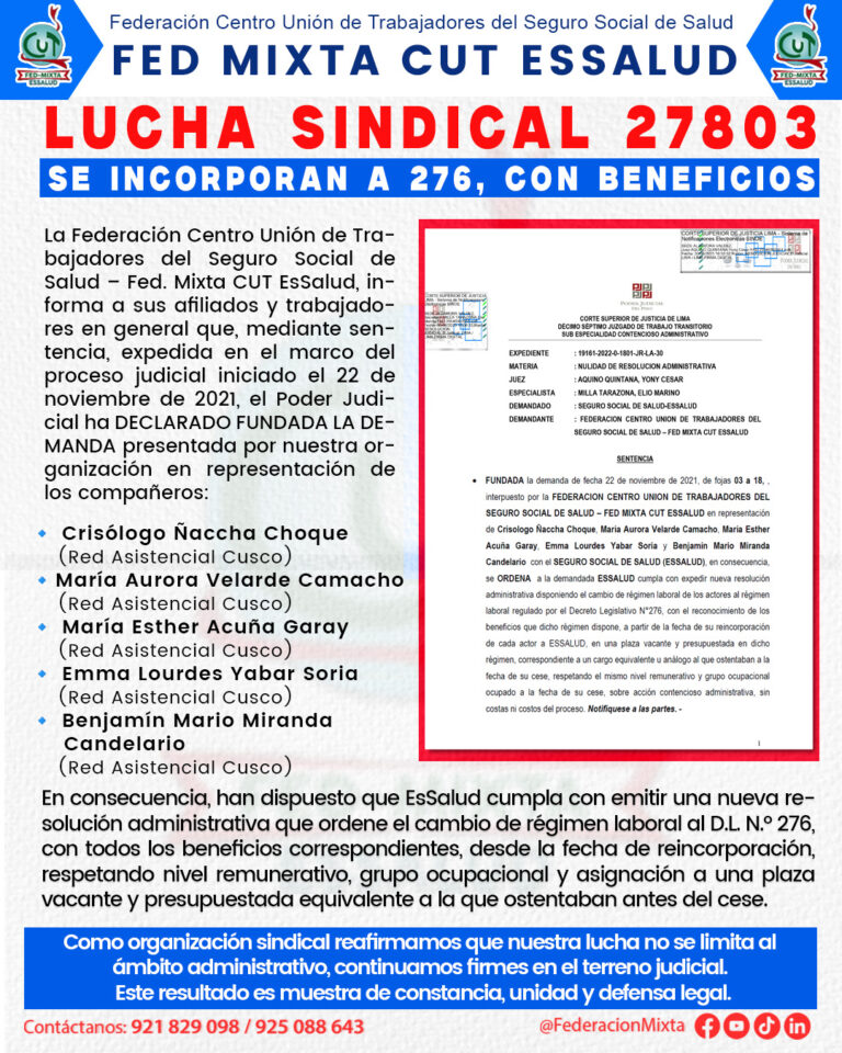 SE ordena cambio de regimen Post__